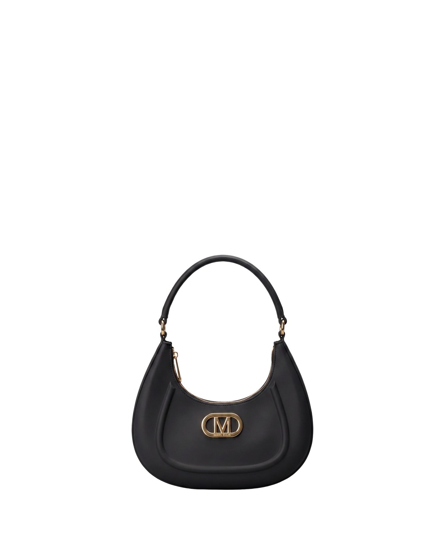 Borsa a Spalla in 100% Pu Vegan Leather Nero