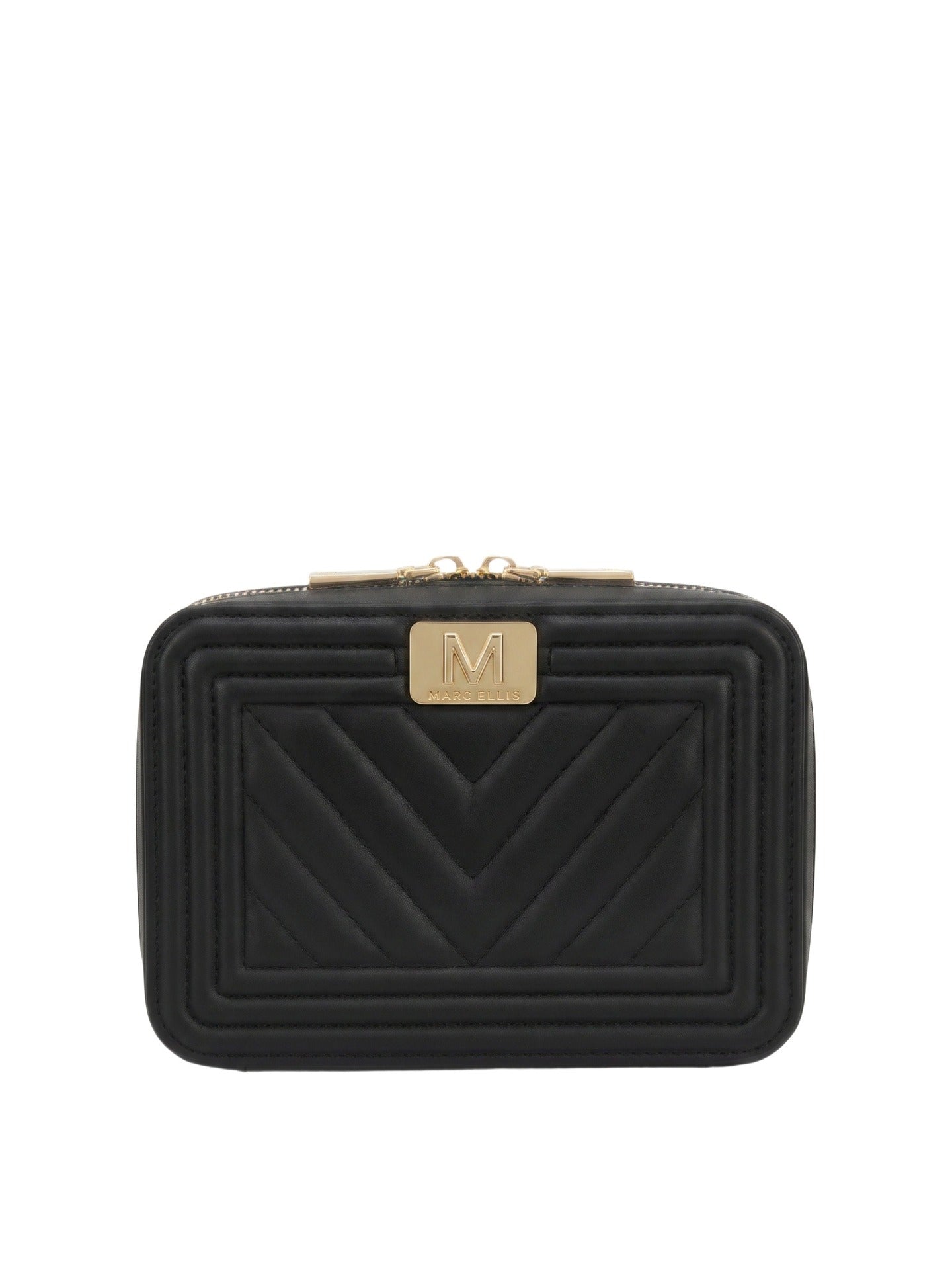 Borsa a Spalla in 100% Pu Vegan Leather Nero