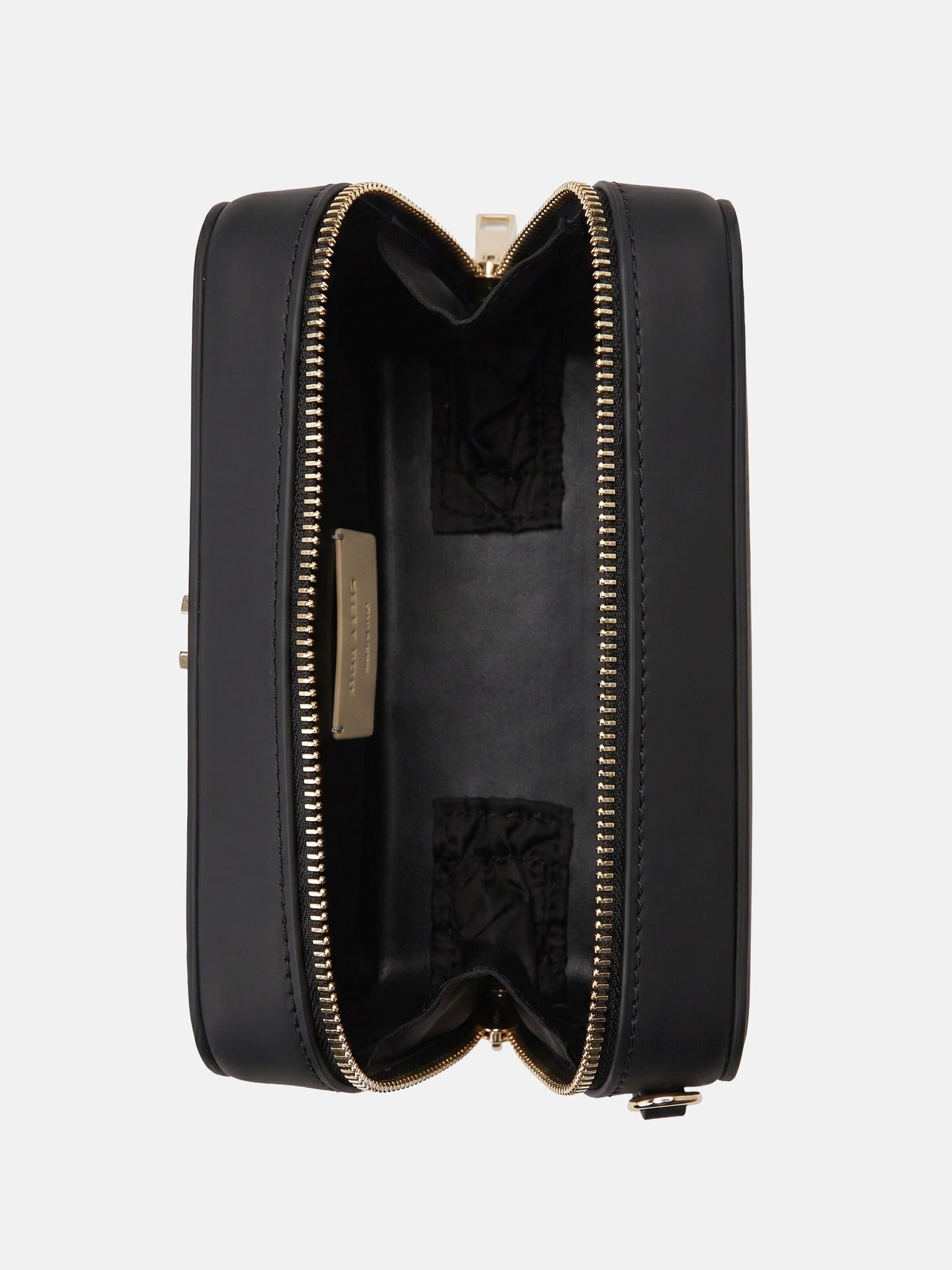 Borsa a Spalla in 100% Pu Vegan Leather Nero