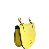 Borsa a Mano in 100% Pu Vegan Leather Giallo