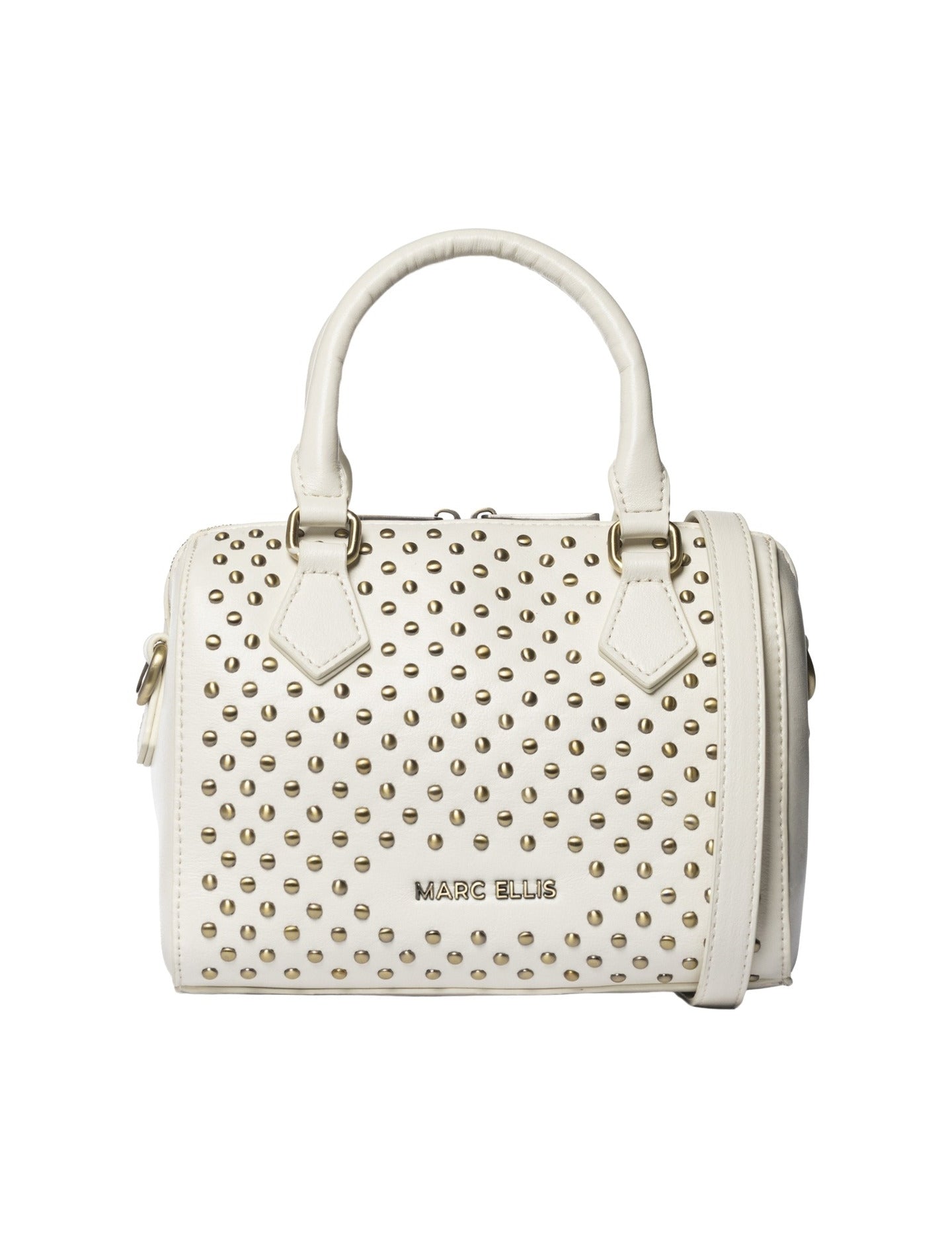Borsa a Spalla in Pelle Vegana Panna