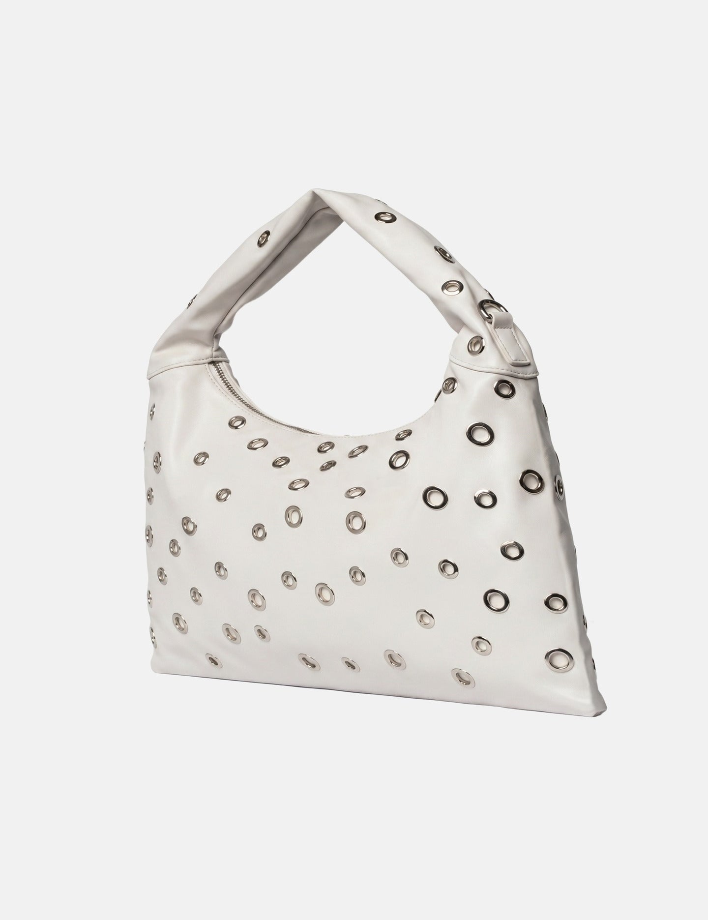 Borsa a Spalla in Pelle Vegana Panna