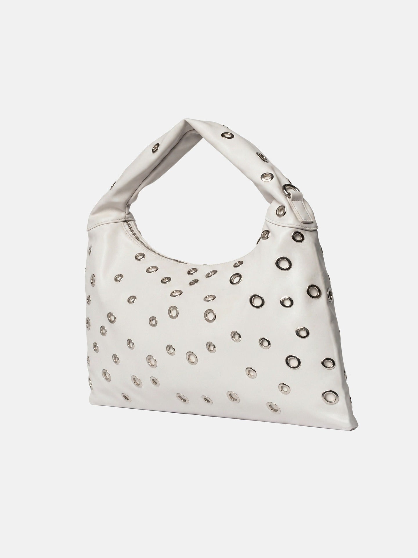 Borsa a Spalla in Pelle Vegana Panna