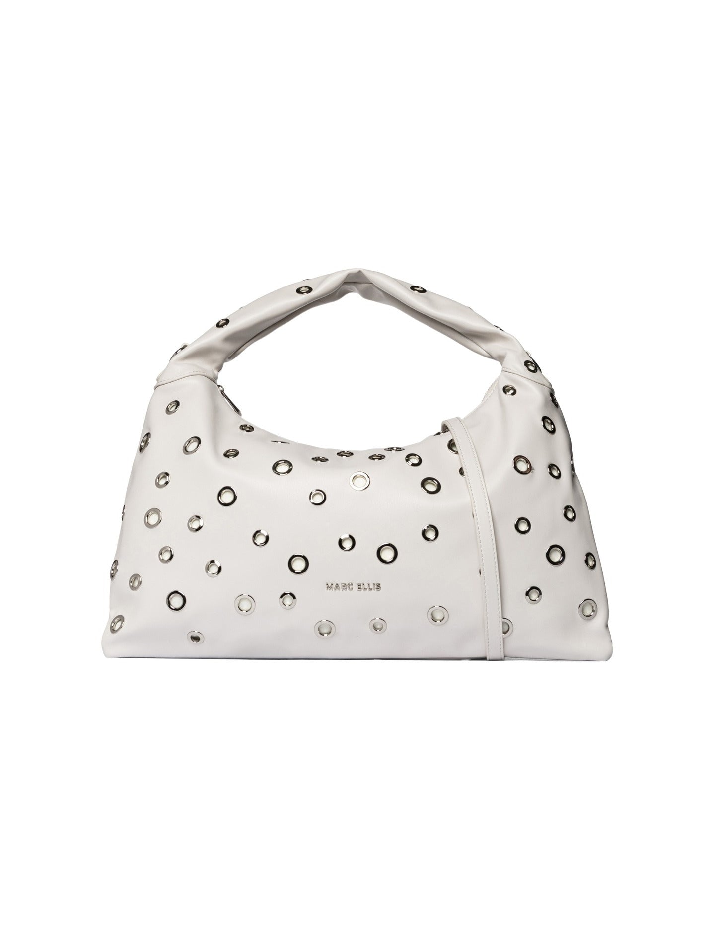 Borsa a Spalla in Pelle Vegana Panna