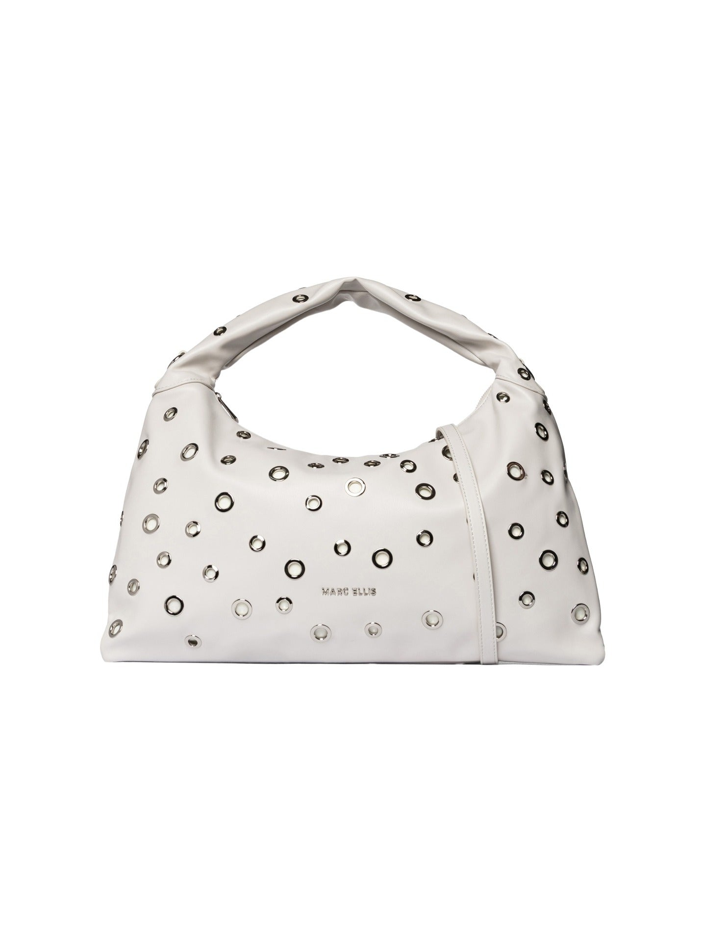 Borsa a Spalla in Pelle Vegana Panna