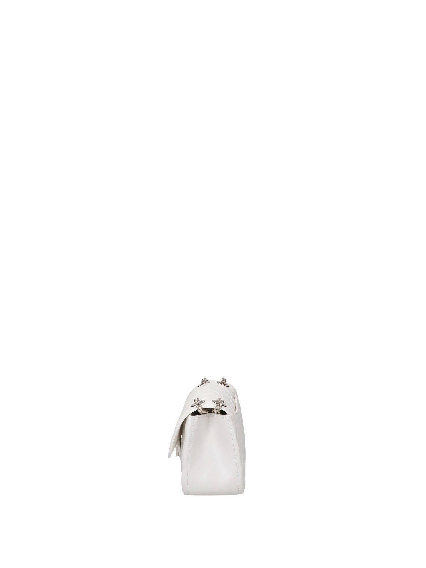 Borsa a Mano in 100% Pu Vegan Leather Panna