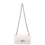 Borsa a Mano in 100% Pu Vegan Leather Panna