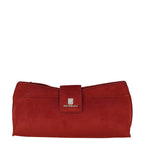 Pochette in Pelle Vegana Bordeaux