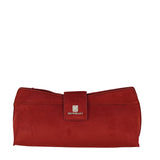 Pochette in Pelle Vegana Bordeaux