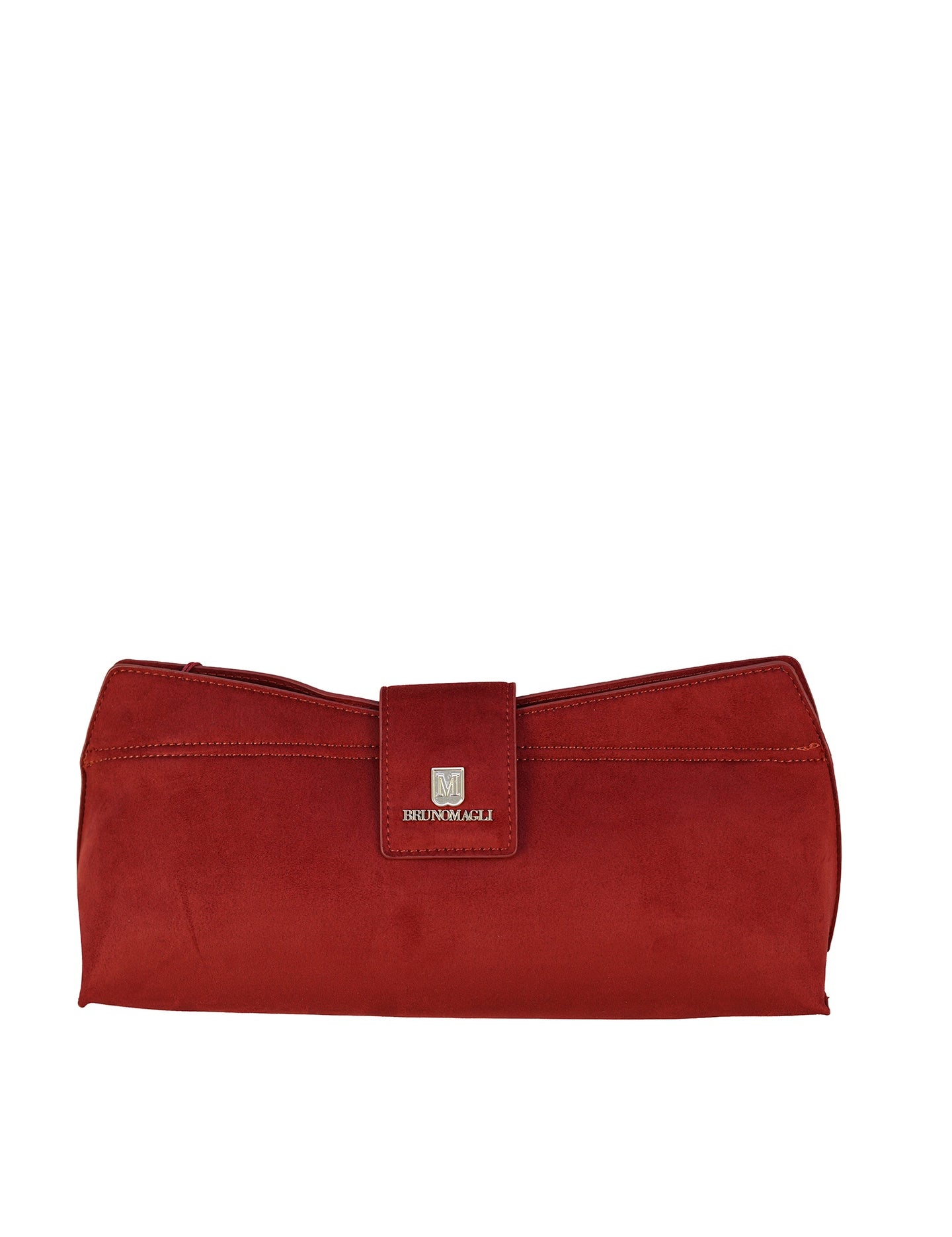 Pochette in Pelle Vegana Bordeaux