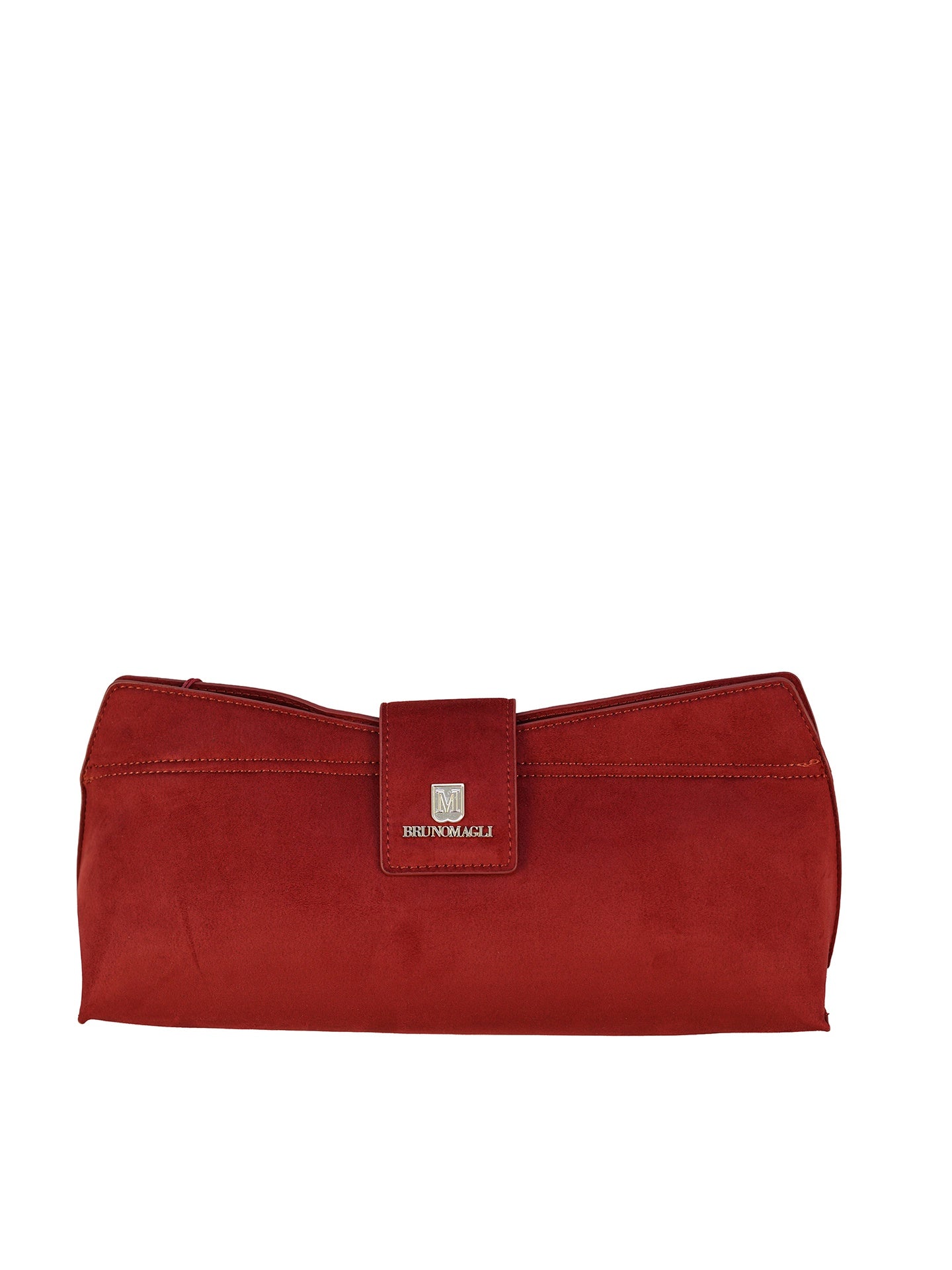 Pochette in Pelle Vegana Bordeaux