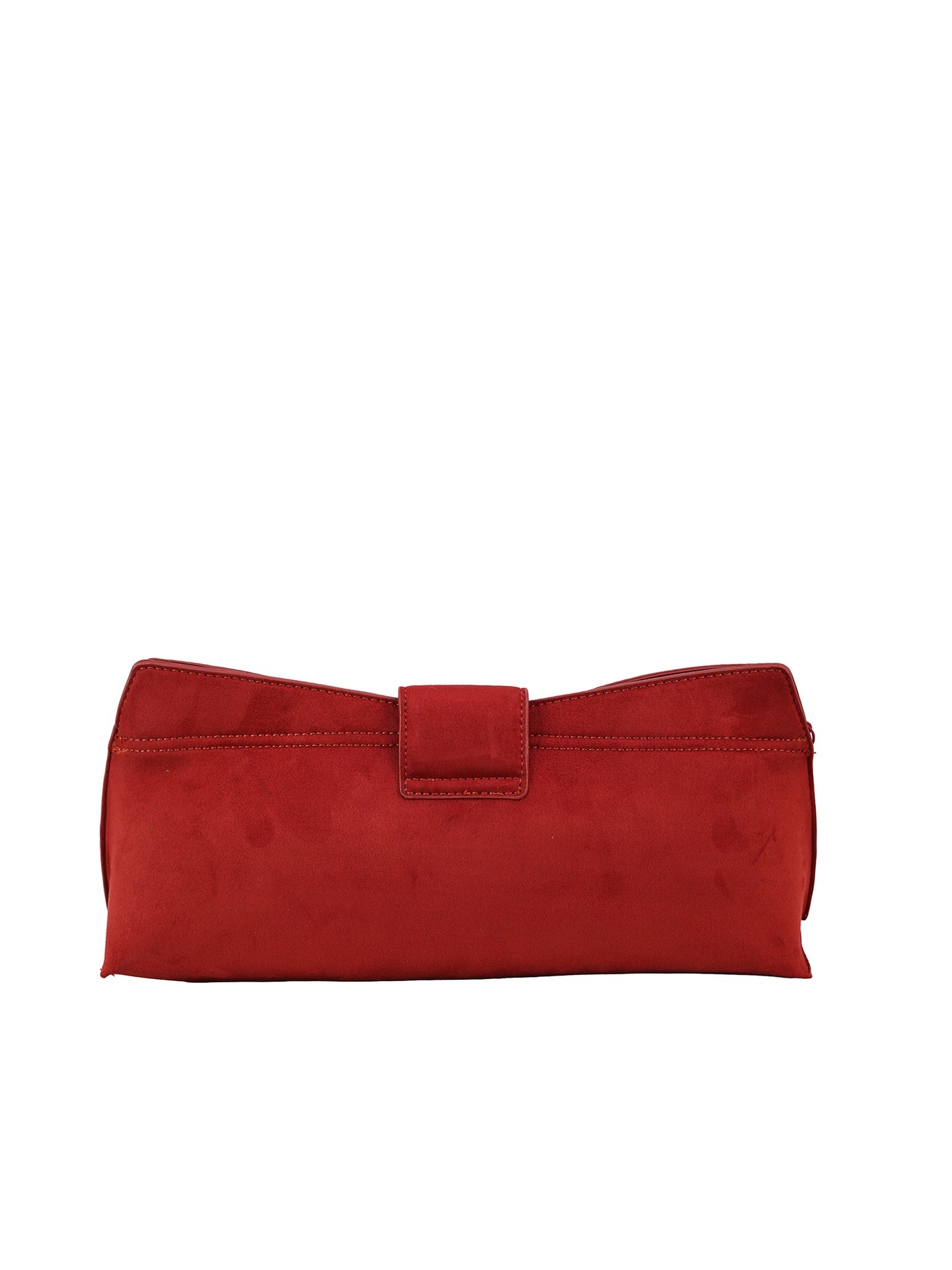 Pochette in Pelle Vegana Bordeaux