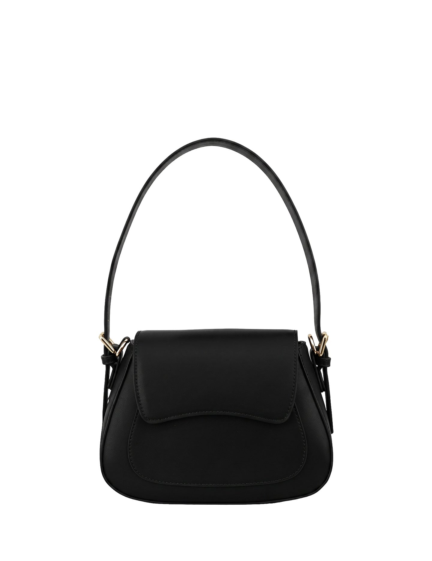 Borsa a Mano in Pelle Vegana Nero