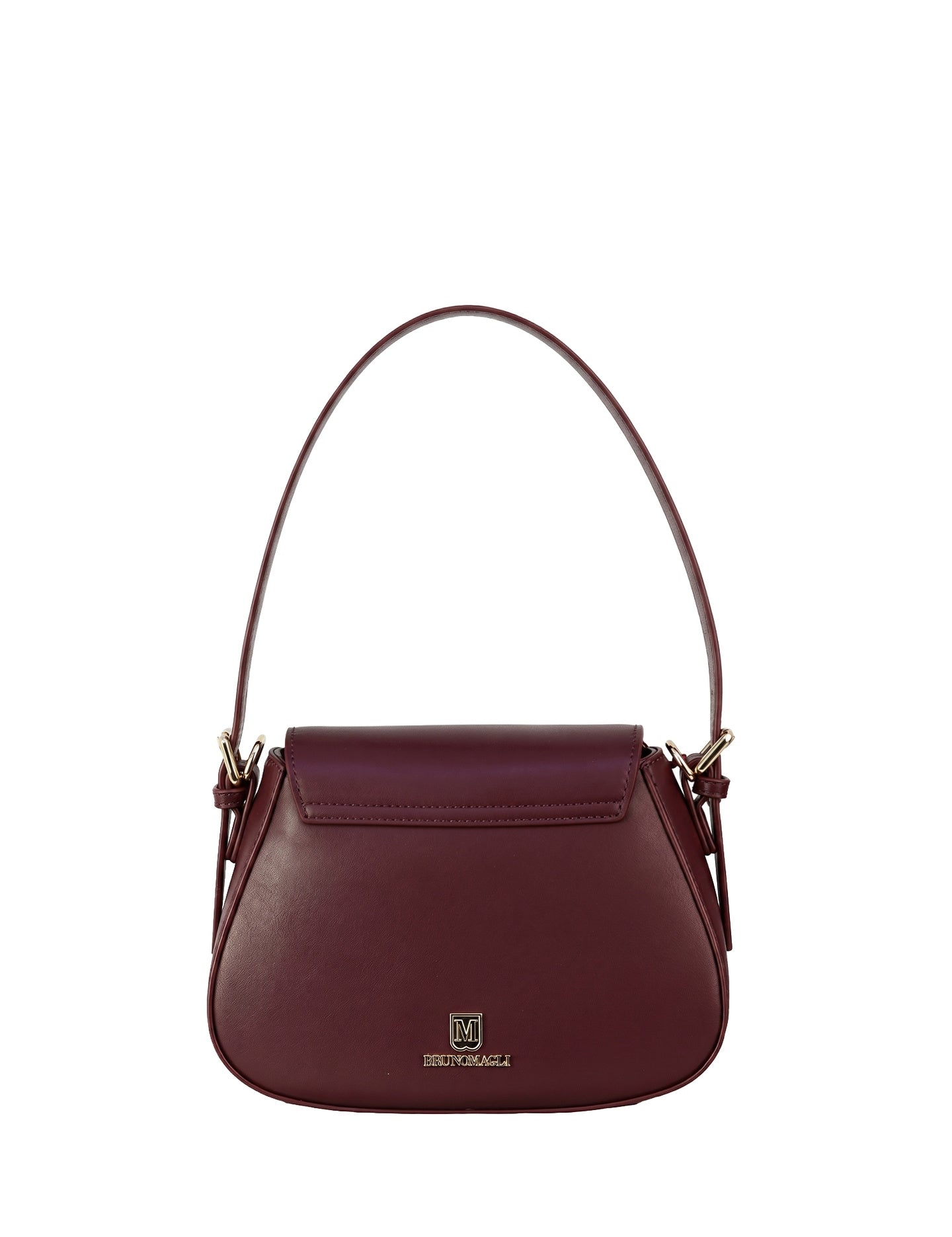 Borsa a Mano in Pelle Vegana Bordeaux