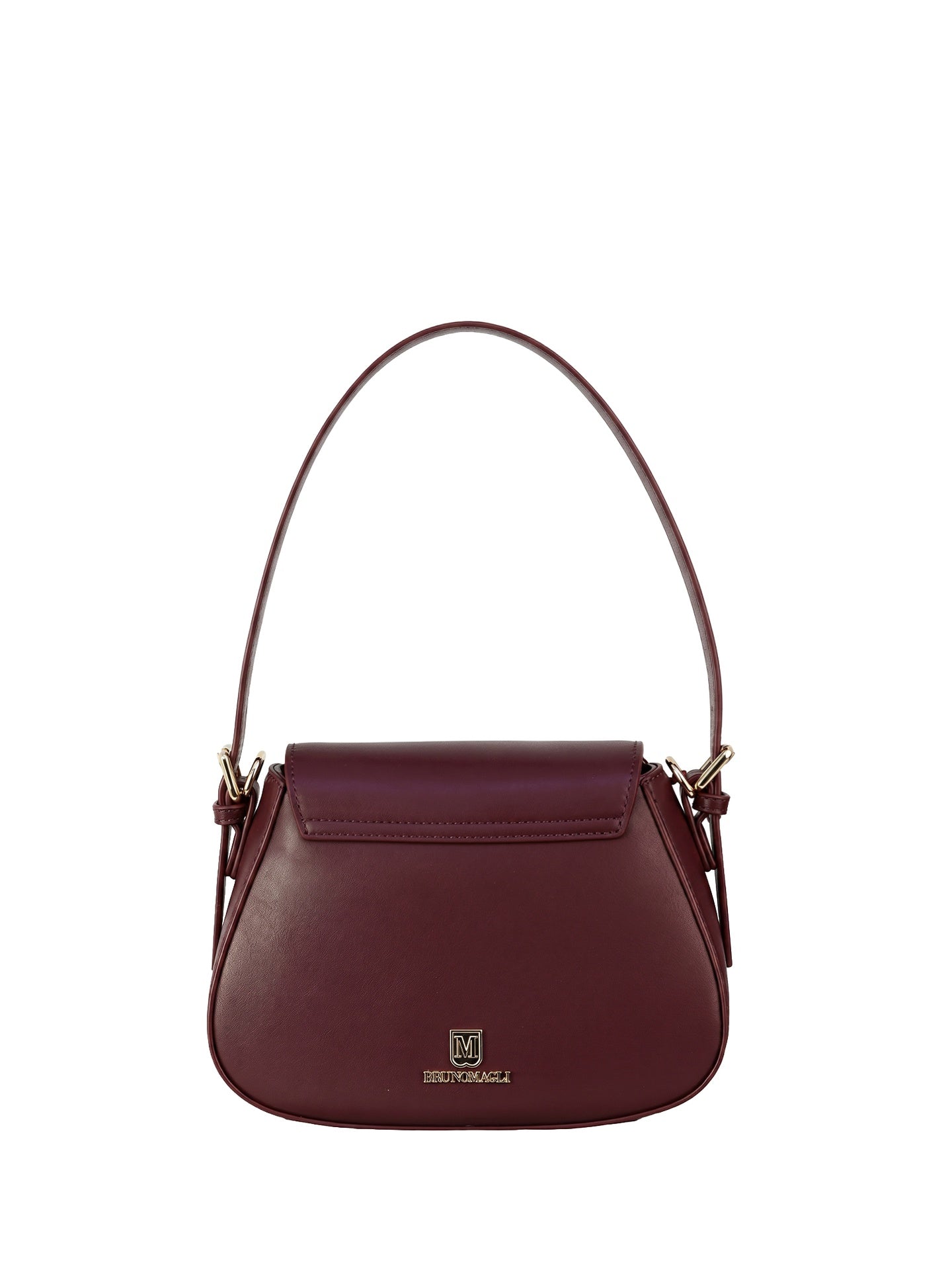 Borsa a Mano in Pelle Vegana Bordeaux