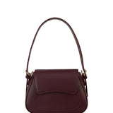 Borsa a Mano in Pelle Vegana Bordeaux