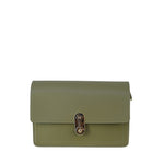 Borsa a Spalla in Pelle Vegana Beige Scuro