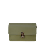Borsa a Spalla in Pelle Vegana Beige Scuro