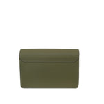 Borsa a Spalla in Pelle Vegana Beige Scuro