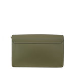 Borsa a Spalla in Pelle Vegana Beige Scuro