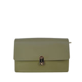 Borsa a Spalla in Pelle Vegana Beige Scuro