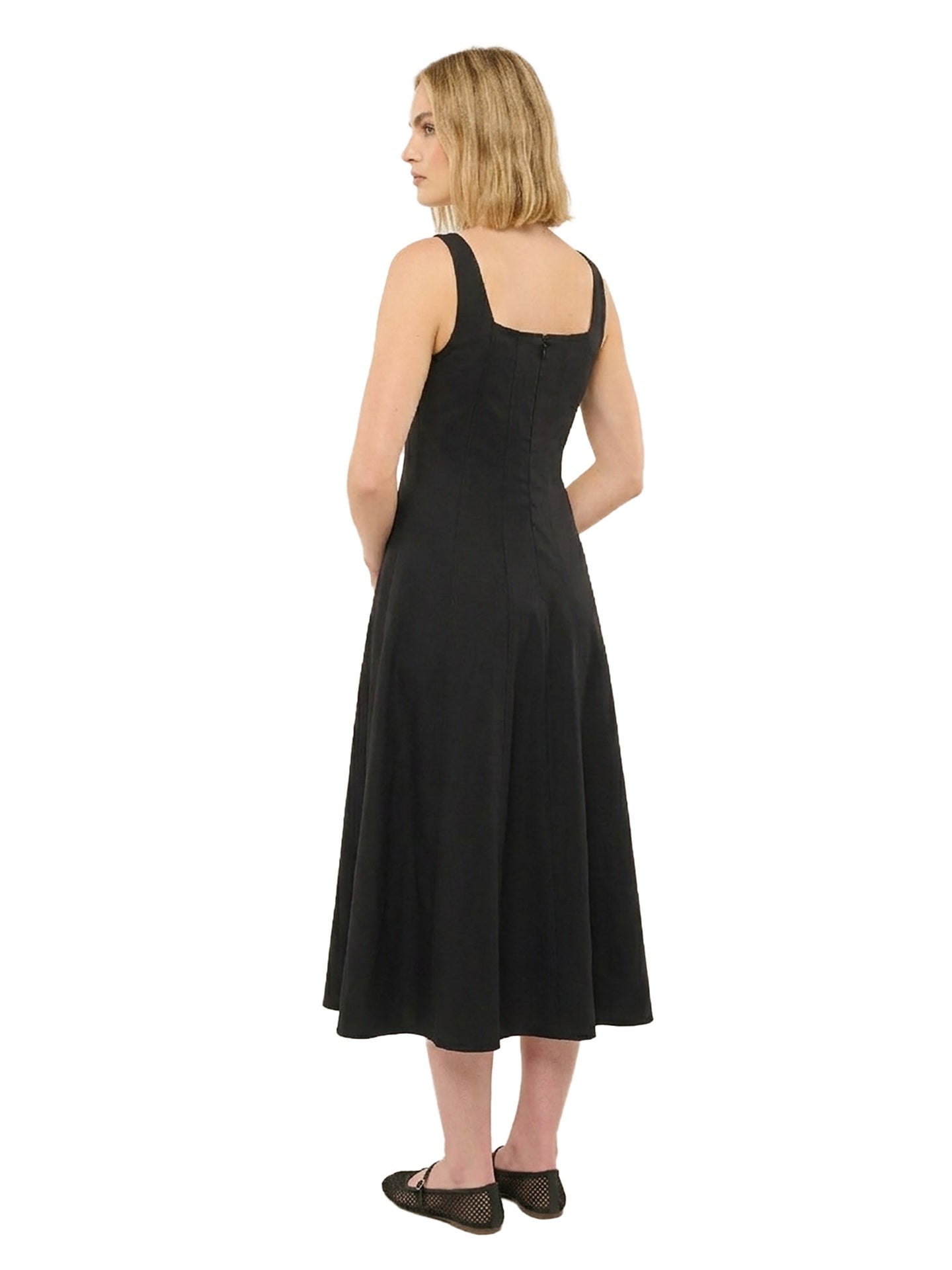 Abito in 71% Cotone 26%poliammide 3% Elastan Nero