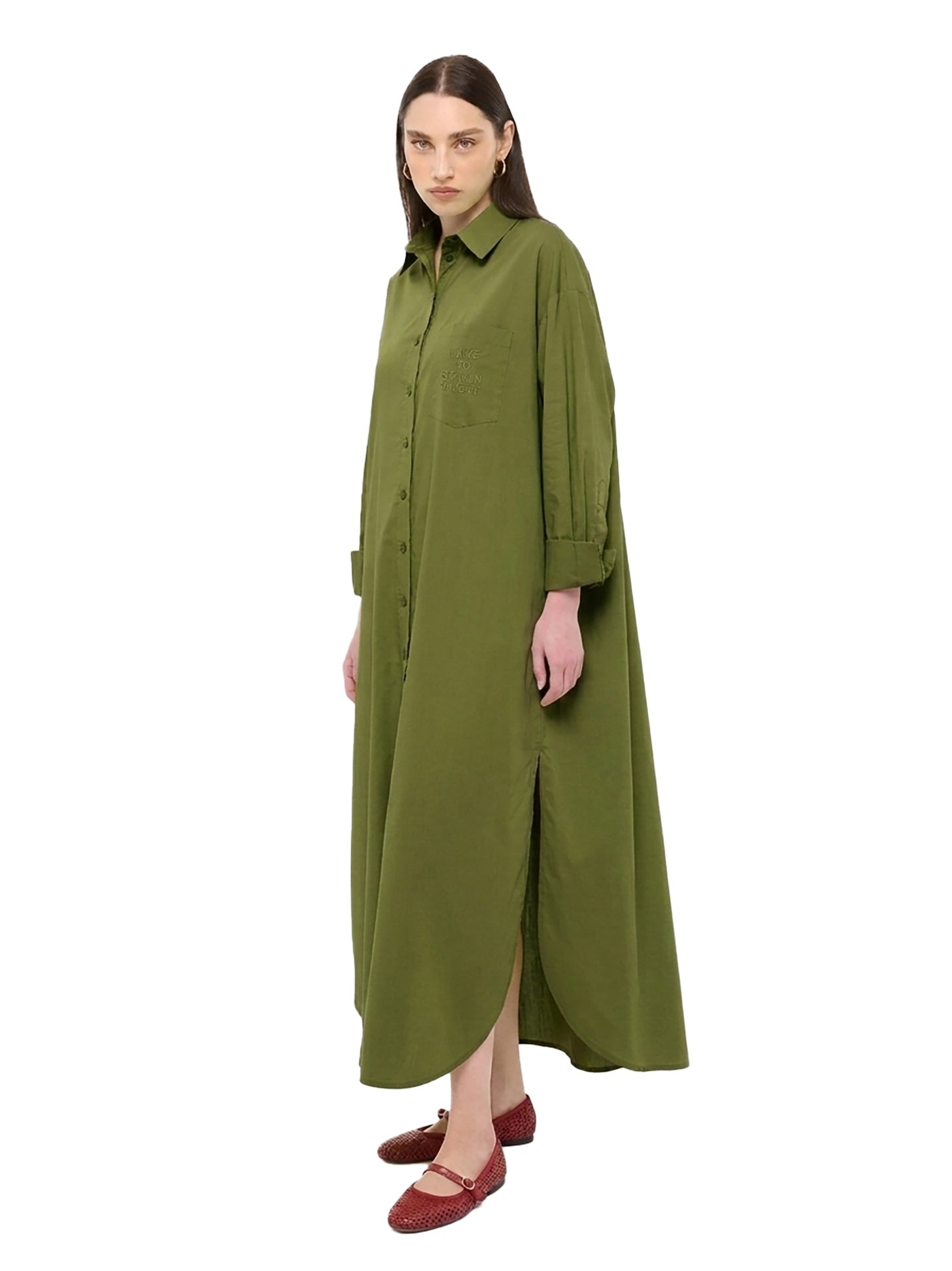Camicia in Cotone Salvia