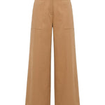 Pantaloni in Cotone Marrone