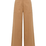 Pantaloni in Cotone Marrone