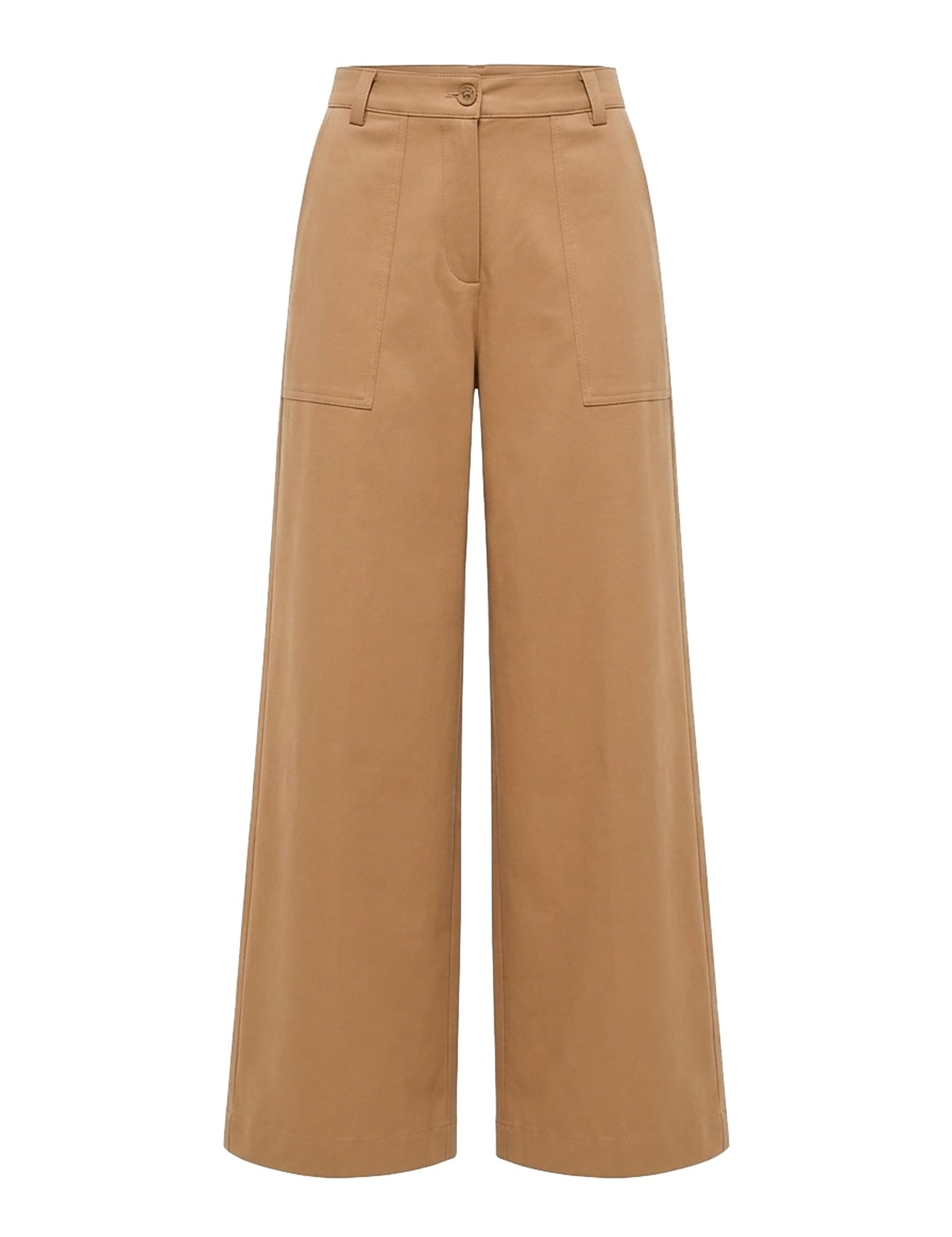 Pantaloni in Cotone Marrone