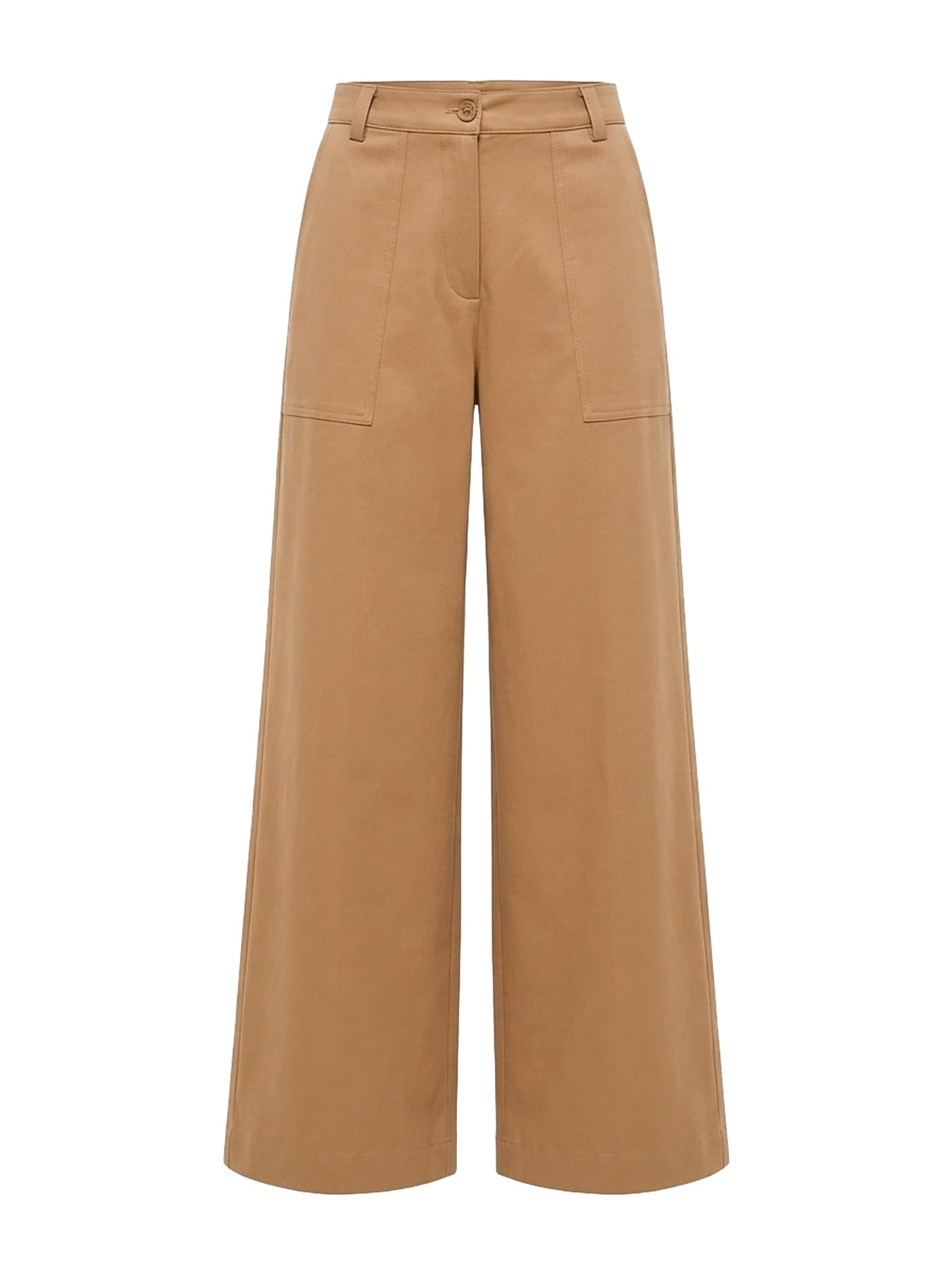Pantaloni in Cotone Marrone