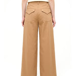 Pantaloni in Cotone Marrone