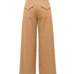 Pantaloni in Cotone Marrone