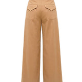 Pantaloni in Cotone Marrone