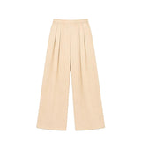 Pantaloni in 80% VISCOSA 20% LINO Beige