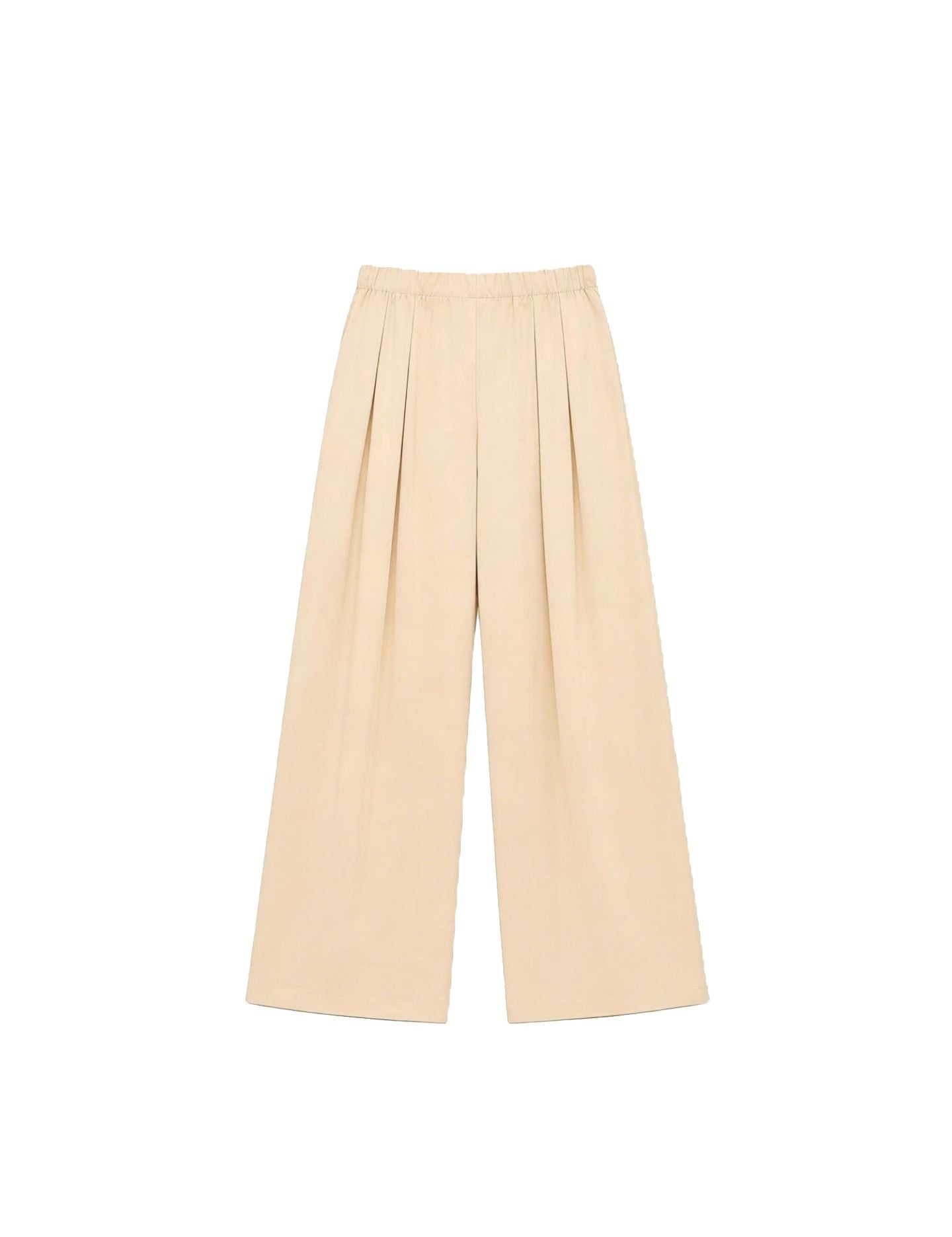 Pantaloni in 80% VISCOSA 20% LINO Beige
