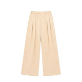 Pantaloni in 80% VISCOSA 20% LINO Beige