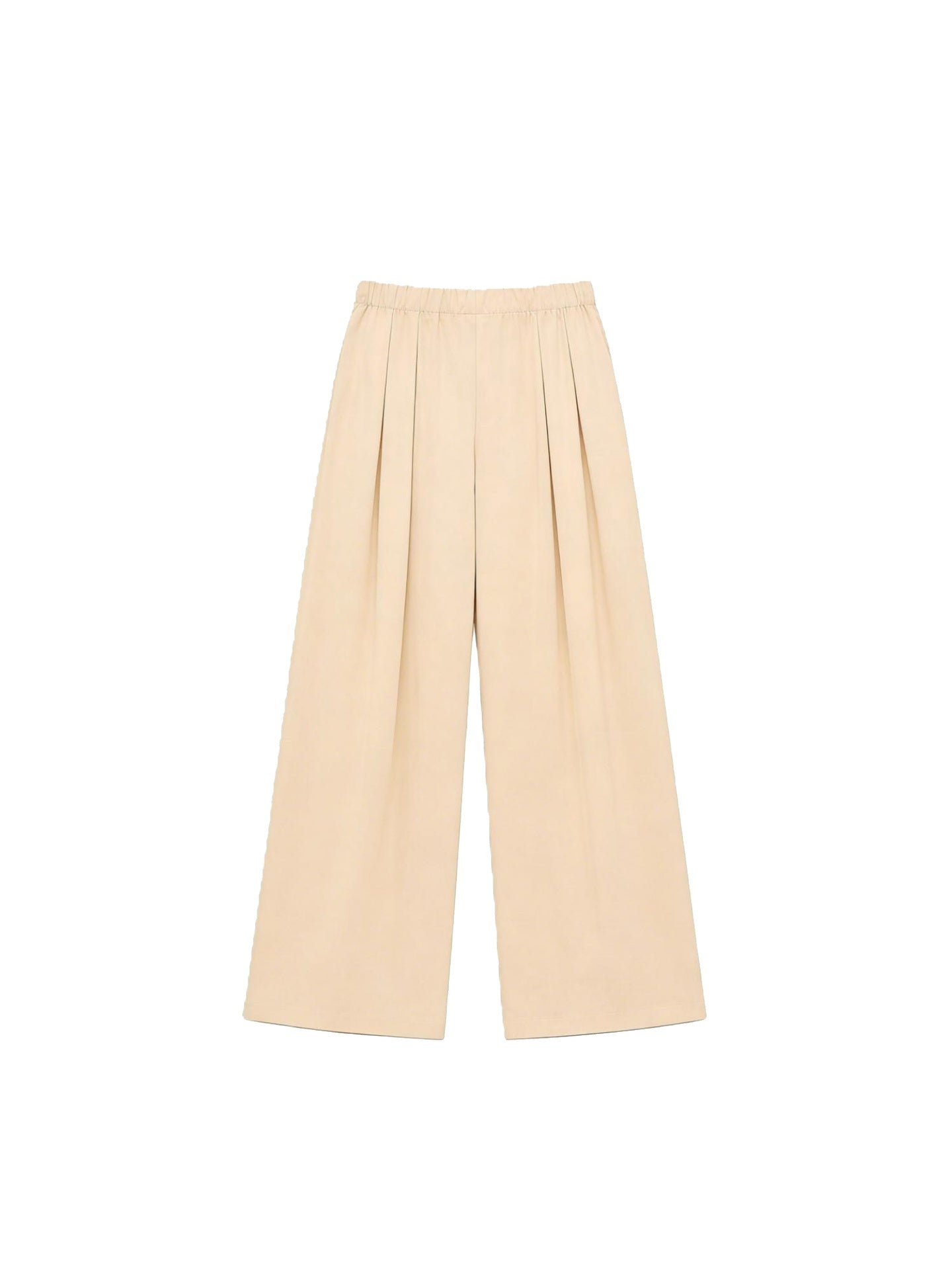 Pantaloni in 80% VISCOSA 20% LINO Beige