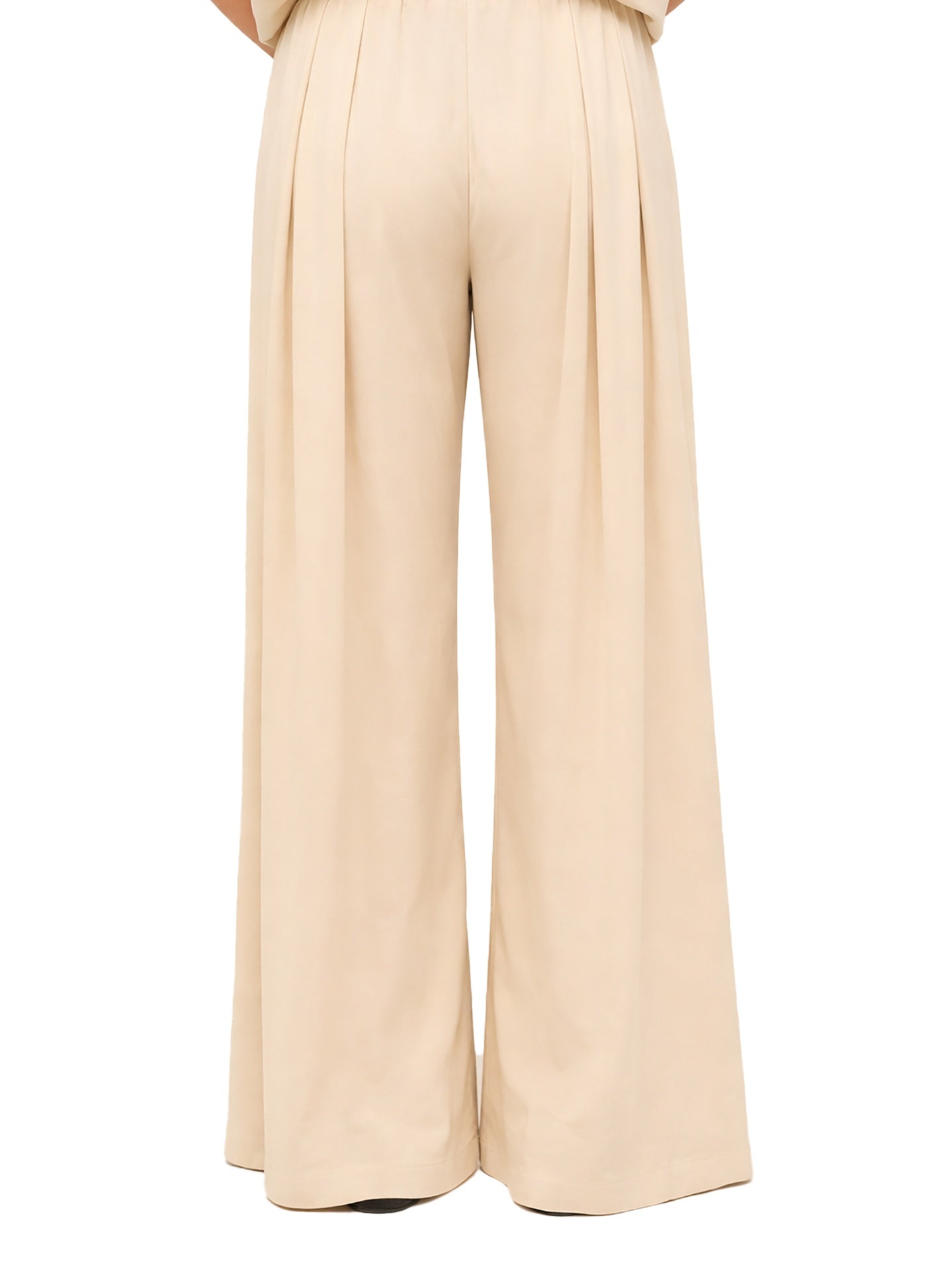 Pantaloni in 80% VISCOSA 20% LINO Beige