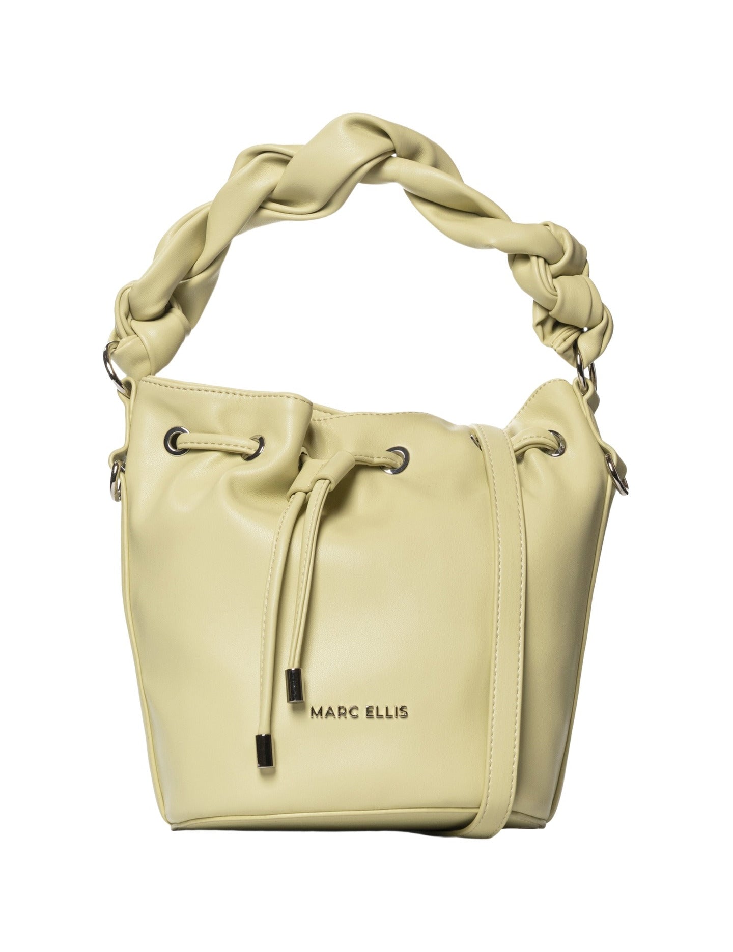 Borsa a Spalla in Pelle Vegana Verde Chiaro