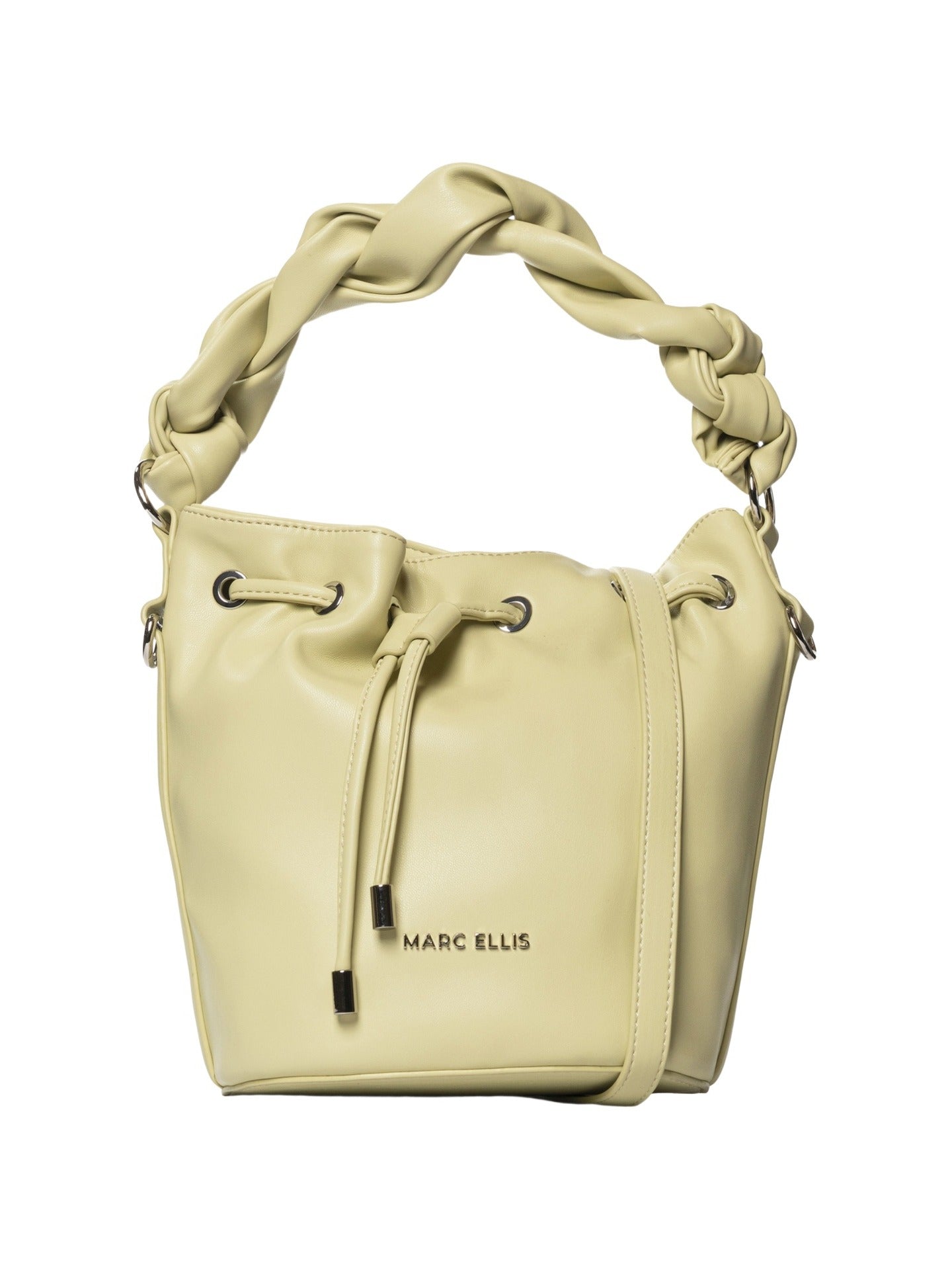 Borsa a Spalla in Pelle Vegana Verde Chiaro