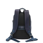 Zaino uomo in poliuretano Casual MO-01IC- BLUE MATT Momo Design
