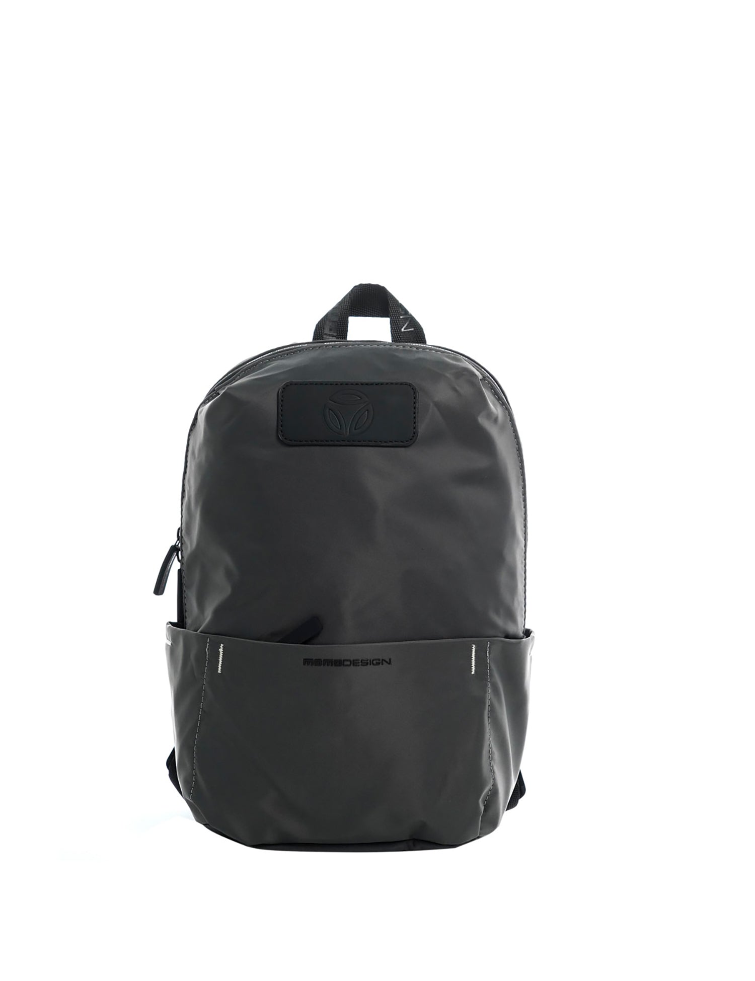 Zaino in Polyurethane Grigio Scuro