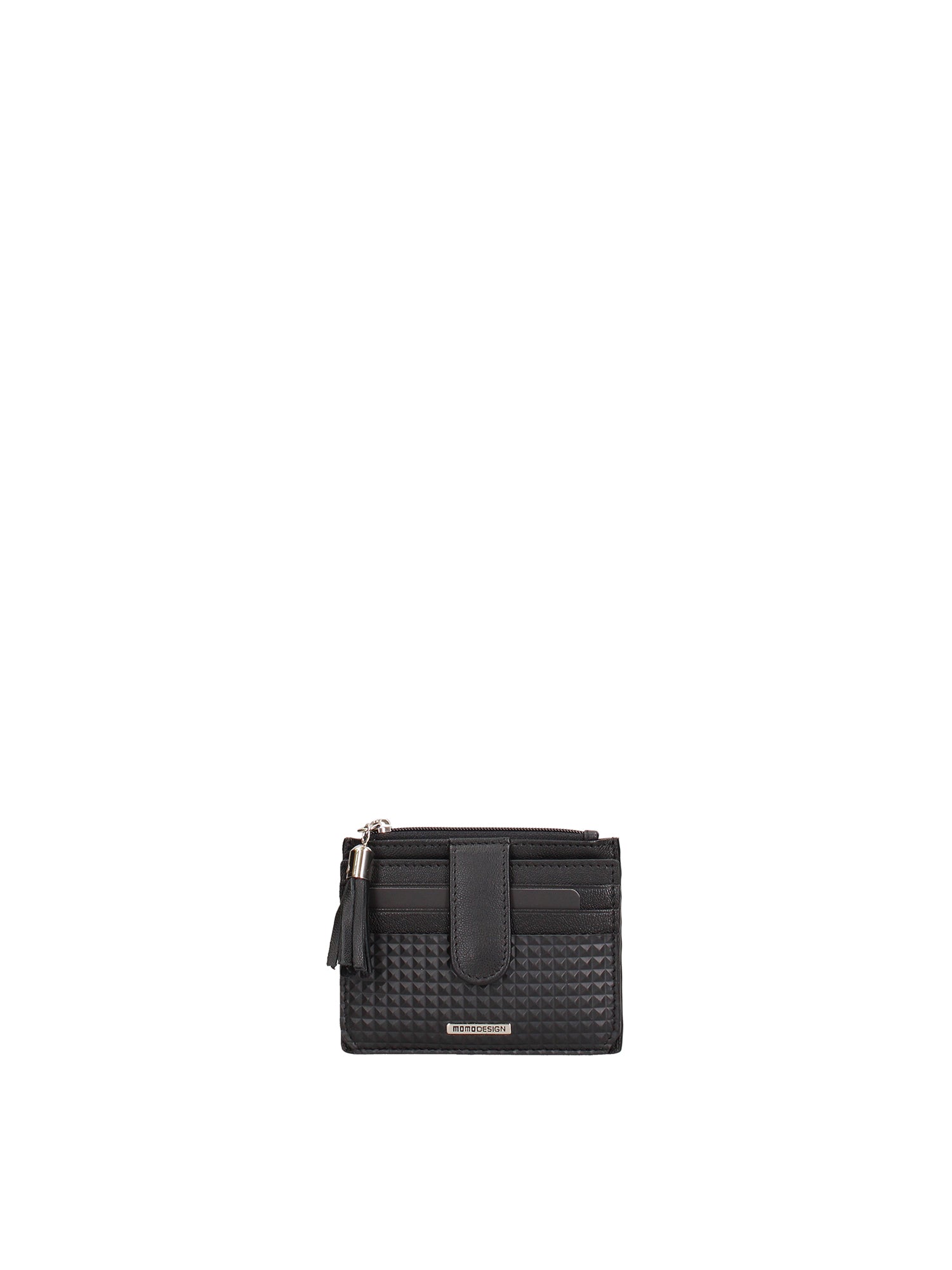 Portafoglio in Vera Pelle Nero