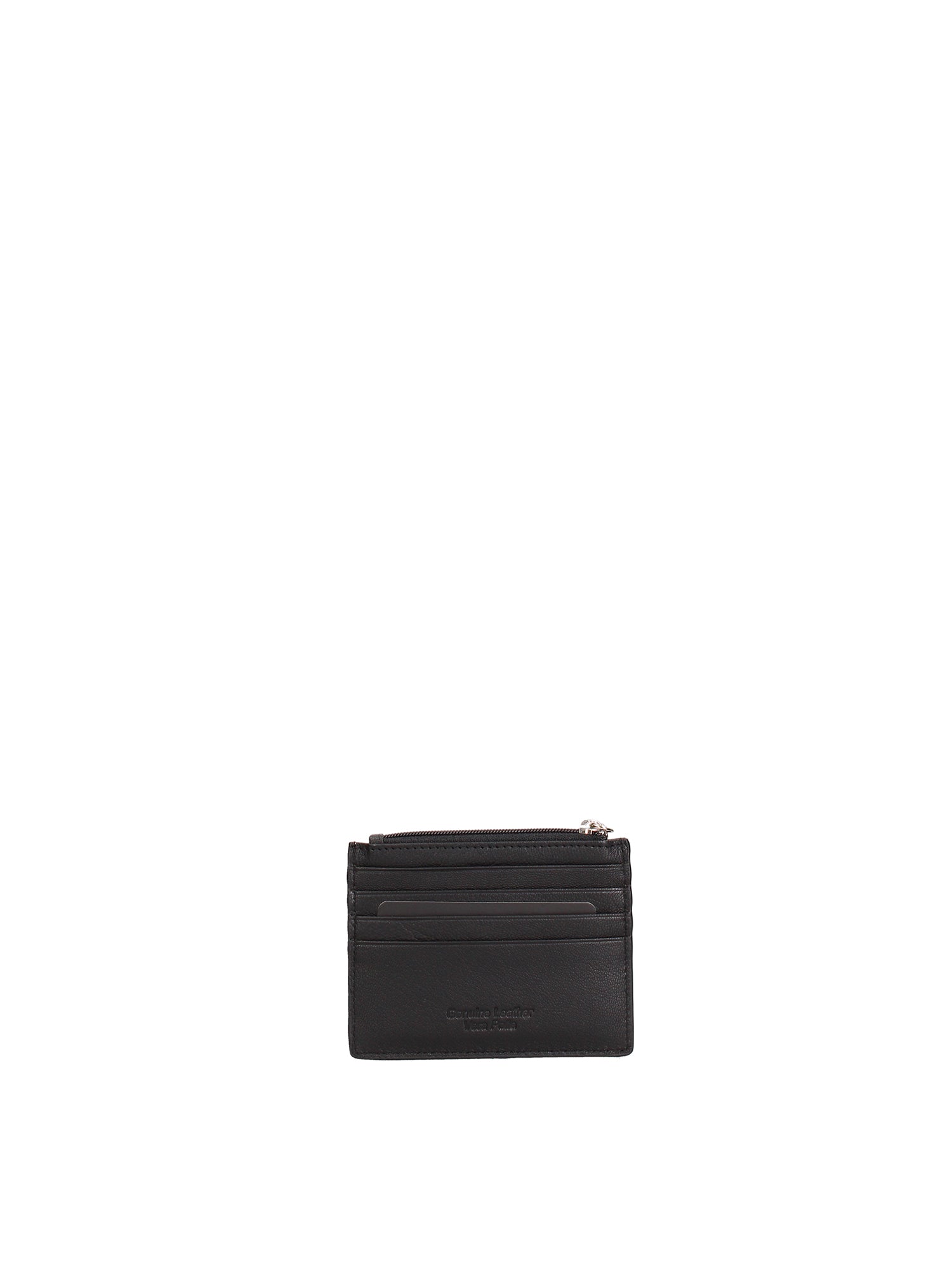 Portafoglio in Vera Pelle Nero