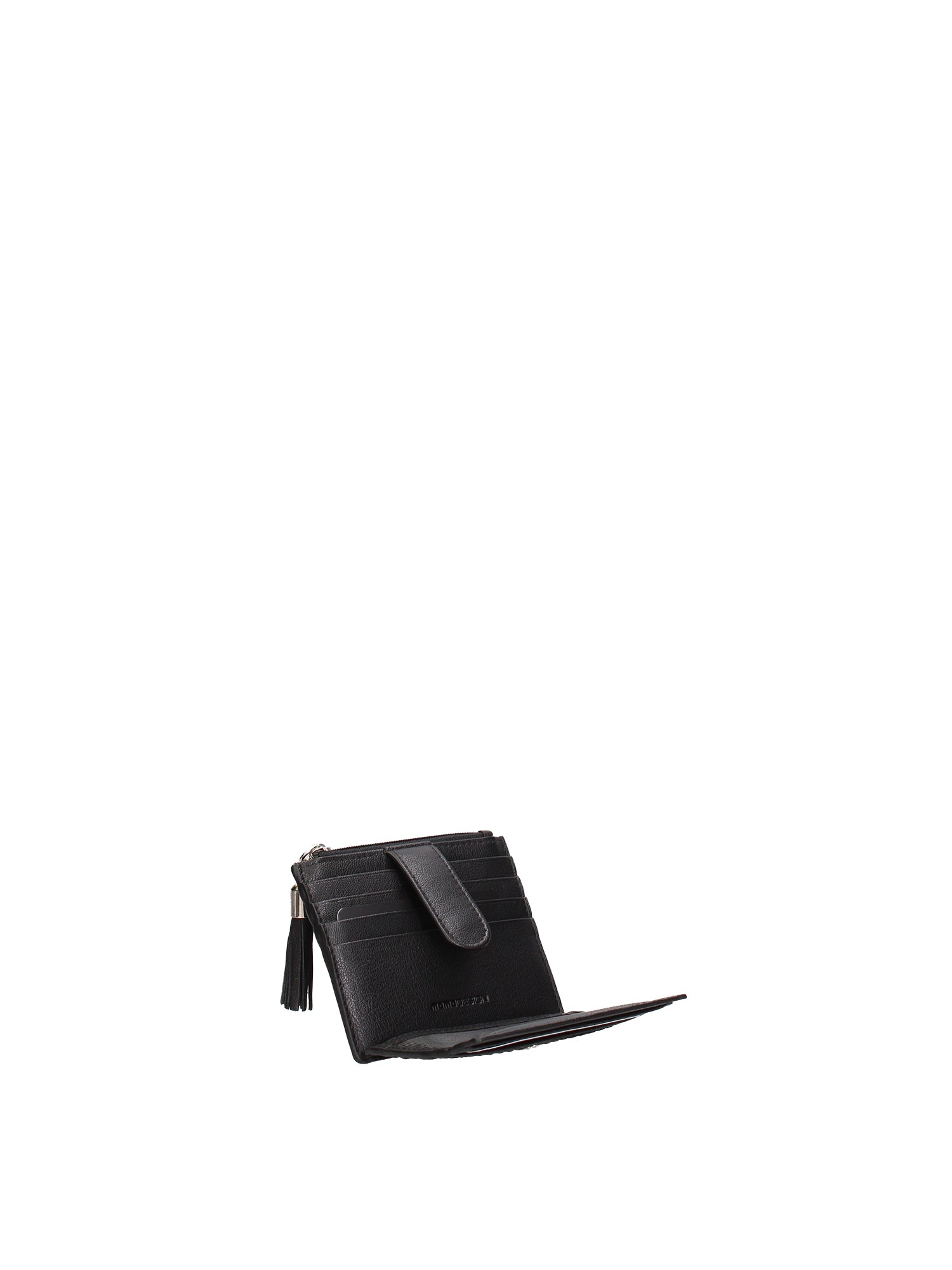 Portafoglio in Vera Pelle Nero
