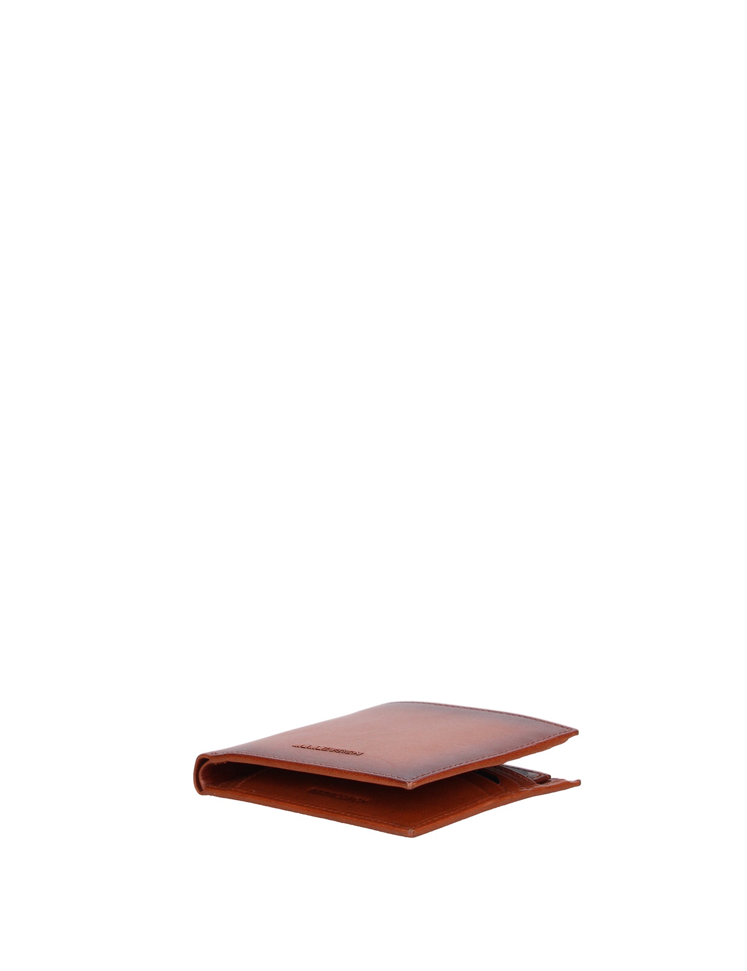Portafoglio in Vera Pelle Cognac