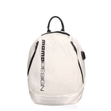 Zaino in Polyurethane Bianco