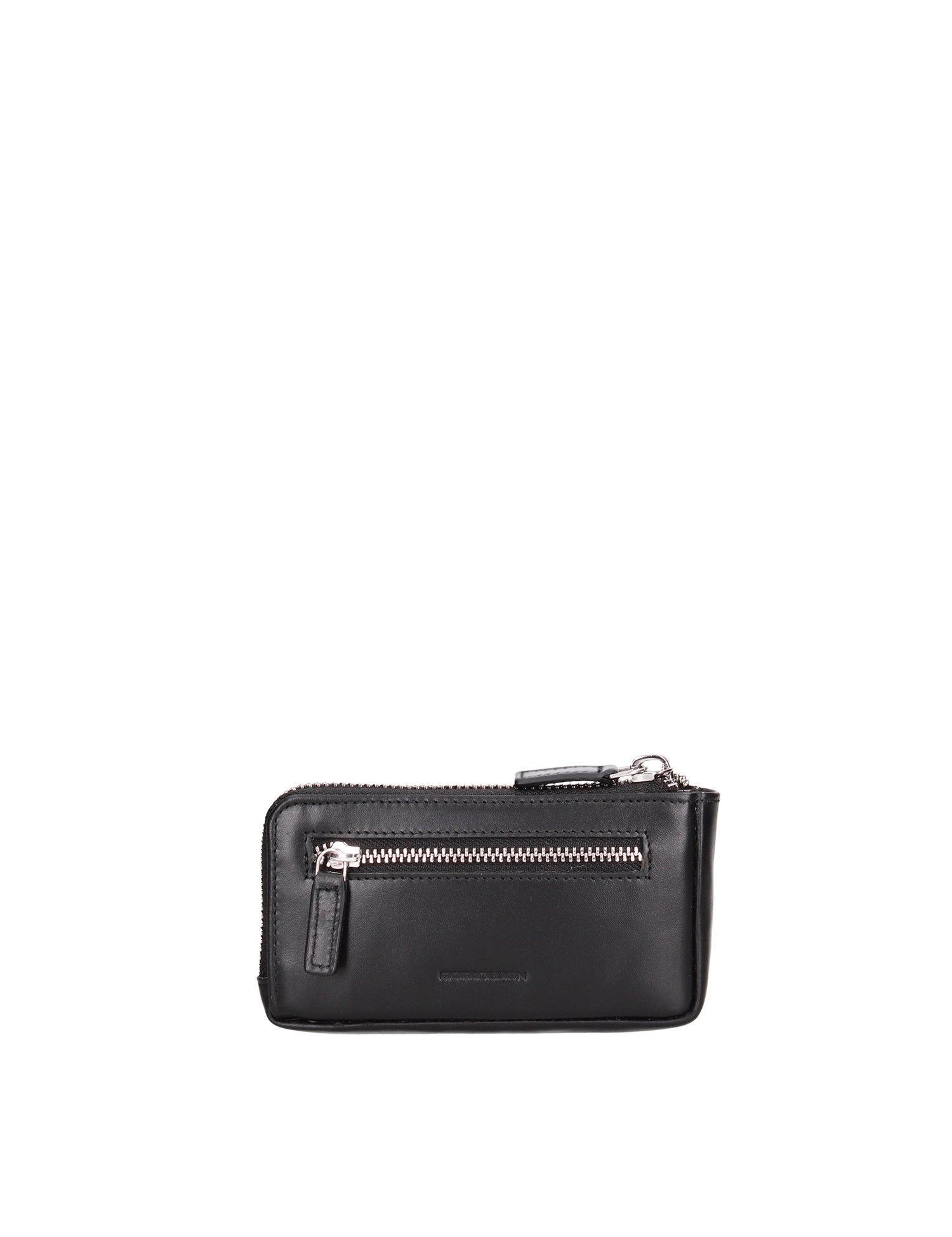 Pochette in Vera Pelle Nero