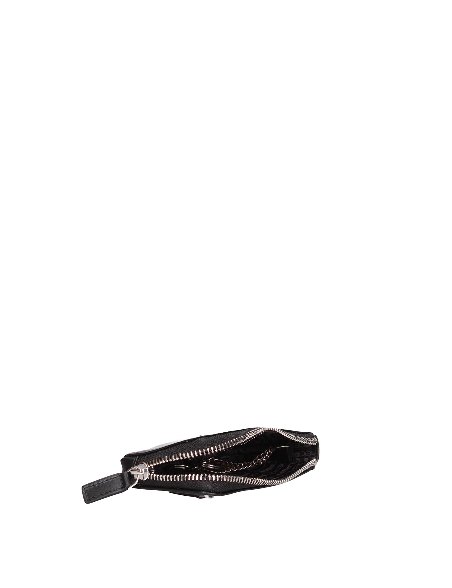 Pochette in Vera Pelle Nero
